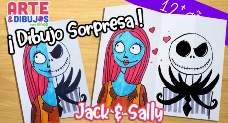 How to draw Jack and Sally | SURPRISE DRAWING
