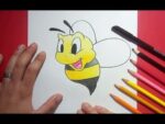 Como dibujar una abeja paso a paso 3 | How to draw a bee 3