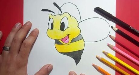 How to draw a bee step by step 3 | How to draw a bee 3