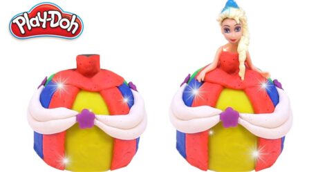 DIY Comment faire des robes Play Doh Elsa Sparkle Disney Princess pour les enfants