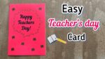 DIY-Quick Teachers Day Card| Easy Black pink card without scissors| #shorts #ytshorts #viral #diy