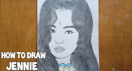 Dessin BLACKPINK- Jennie From (DDU-DU DDU-DU)MV |Comment dessiner Blackpink Jennie Sketch facile |제니