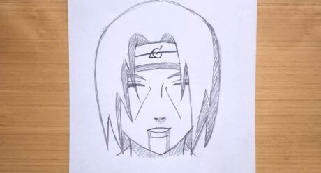 Dessin animé facile | Comment dessiner Itachi Uchiha de Naruto étape par étape