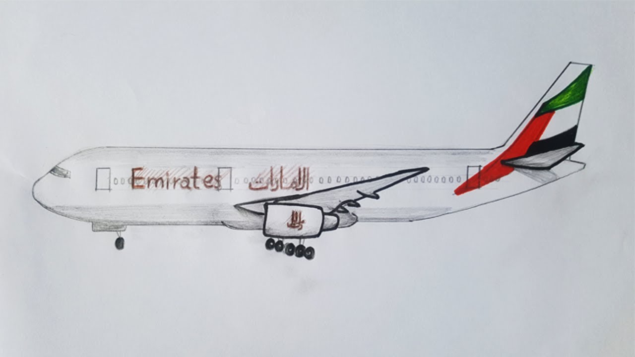 Боинг 777 нарисовать