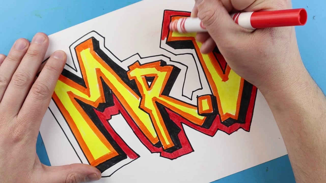 Graffiti Name Art Lesson Plan