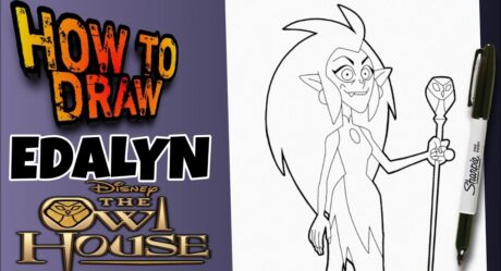 COMMENT DESSINER EDALYN de THE OWL HOUSE | comme dibujar a edalyn de la casa búho | AED