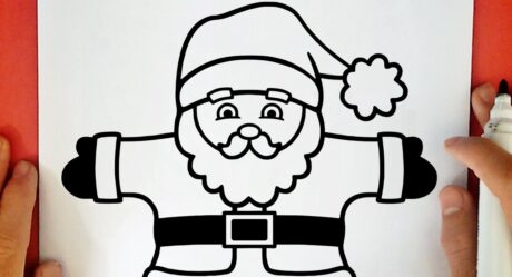 COMMENT DESSINER LE PERE NOEL