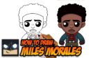How To Draw Miles Morales | Spiderman Into The Spider-Verse