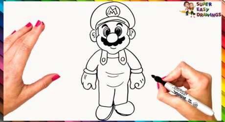 Comment Dessiner Super Mario Etape Par Etape Super Mario Bros Dessin Facile