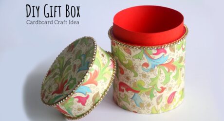 How To Make Gift Box from Cardboard Tube | Paper Gift Box | DIY Gift Ideas