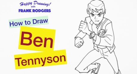 How to Draw Ben Tennyson. Cartoon Characters #8 Happy Drawing! with Frank Rodgers