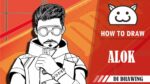 How to Draw DJ Alok | Free Fire