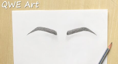 Cómo dibujar cejas || Dibujo de cejas || Dibuja cejas realistas para principiantes.