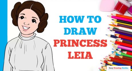 How to Draw Princess Leia in a Few Easy Steps: Drawing Tutorial for Beginner Artists