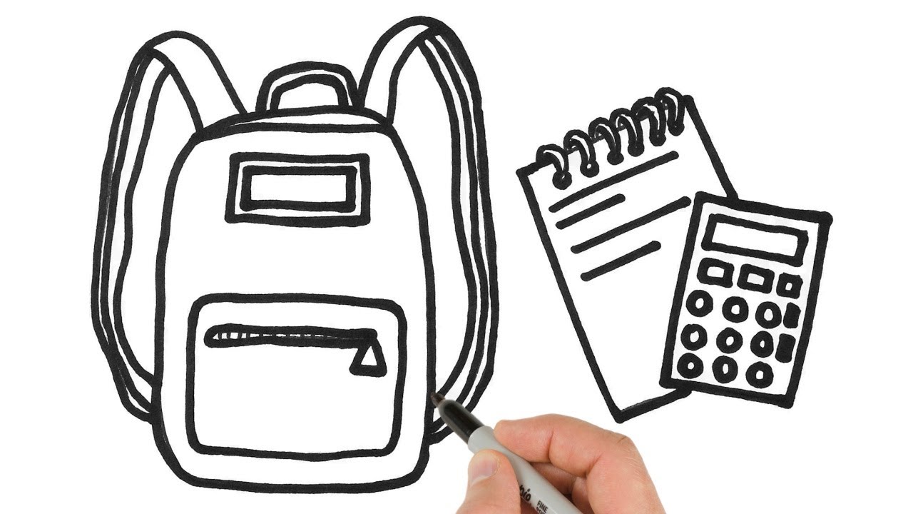 How to Draw School Supplies | Back to School Drawings