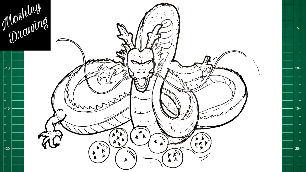 How to Draw Shenron from Dragon Ball Z