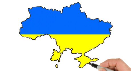 Cómo dibujar el mapa de Ucrania