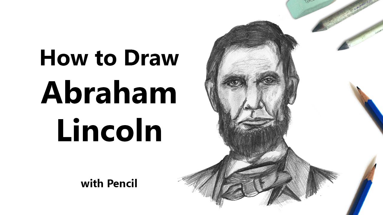 How to Draw a Abraham Lincoln with Pencils [Time Lapse]