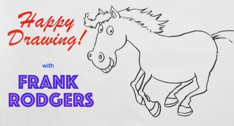 Cómo dibujar un caballo de dibujos animados – Ilustración en vivo con Frank Rodgers