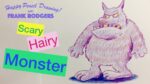 How to Draw & Colour a Scary Monster! Colour Pencil Art for Kids No2. Happy Drawing! - Frank Rodgers