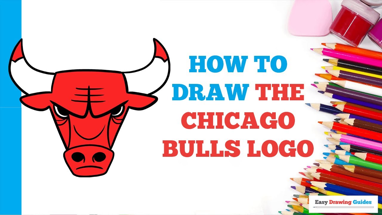 How to Draw the Chicago Bulls Logo in a Few Easy Steps Drawing