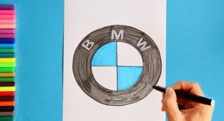 Cómo dibujar el logotipo de BMW