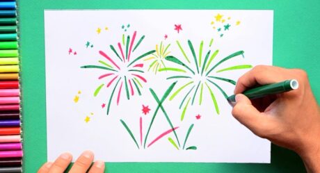 Comment dessiner des feux d’artifice