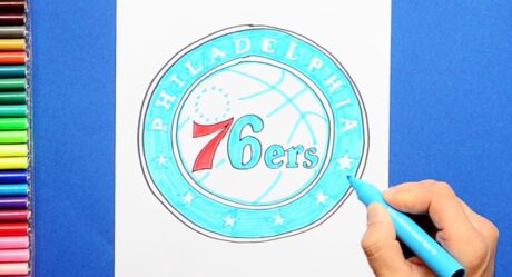 Comment dessiner le logo des Philadelphia 76ers (équipe NBA)