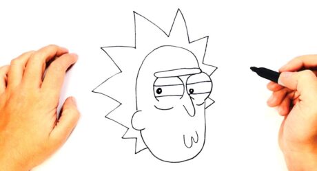 Comment dessiner Rick Sanchez de Rick et Morty