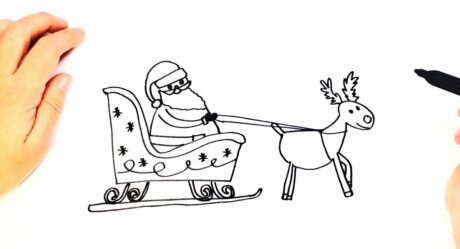 Comment dessiner le traîneau du Père Noël | Tutoriel de dessin facile