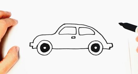 Cómo Dibujar un Coche Paso a Paso | Lección de dibujo de coches