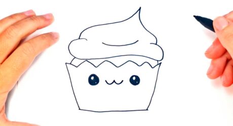 Comment dessiner un Cupcake Kawaii | Tutoriel de dessin facile de gâteau kawaii