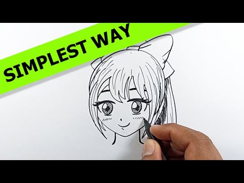 How to draw a head anime | Simple Drawing Ideas