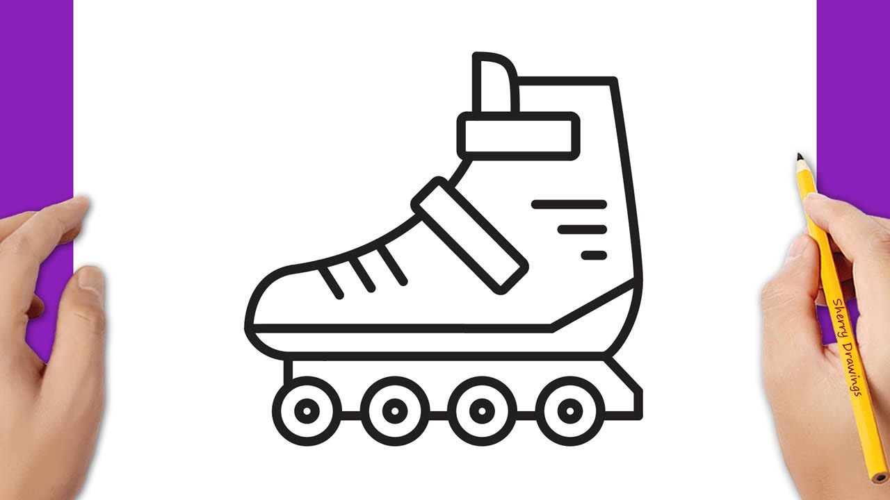 how-to-draw-a-roller-skate-step-by-step