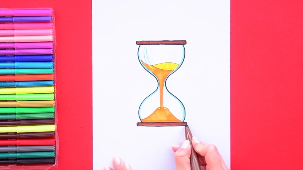 How to draw an Hour Glass