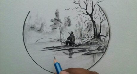 Comment dessiner de beaux paysages dessin de la nature / crayon