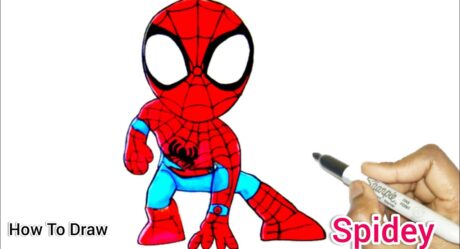 Amigos asombrosos de Marvel Spidey | Cómo dibujar y colorear a Spidey de Spidey y sus increíbles amigos