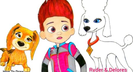 Ryder salva al nuevo cachorro Dolores |Mira la película de Paw Patrol |Cómo dibujar a Delores y Ryder de Paw Patrol