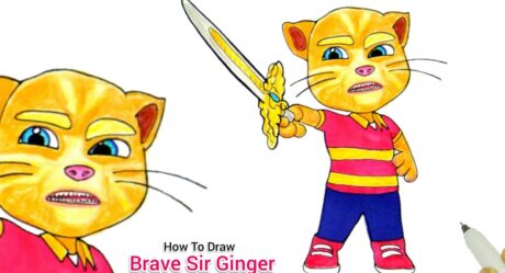 The Brave Sir Ginger-Talking Tom and Friends Season 5 |How To Draw Brave Sir Ginger From Talking Tom