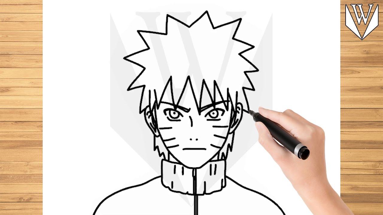 Wie man Naruto Schritt für Schritt zeichnet | Malvorlagen kostenlos herunterladen
