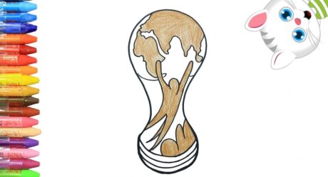 Wie zeichnet man Weltmeisterschaft | Zeichnen und Ausmalen für Kinder mit MiMi