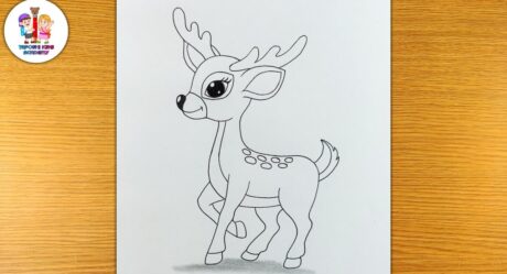 how to draw deer drawing easy step by step