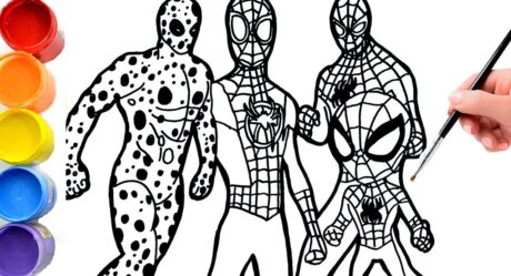 DRAWINGS Marvel's Spidey and His Amazing Friends VS Spider-Man: Across the Spider-Verse- the spot