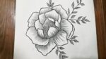 How to draw a flower easy step by step for beginners || Flower drawing tutorial