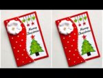 Christmas card making ideas 2022 / Christmas greeting card ideas / How to make christmas card easy