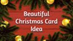 Christmas Card Making / Handmade Christmas Card / Merry Christmas Greeting Card /Christmas Craft DIY