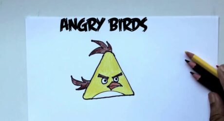 Dessin Angry Bird (Comment dessiner Angry Bird jaune facilement)