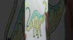 Apatosaurus Drawing #dinosaursdrawing #shorts