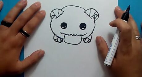 How to draw Poro step by step – League of Legends | How to draw Poro – League of Legends