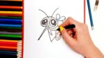 Como dibujar un Mosquito paso a paso. How to draw a mosquito #2